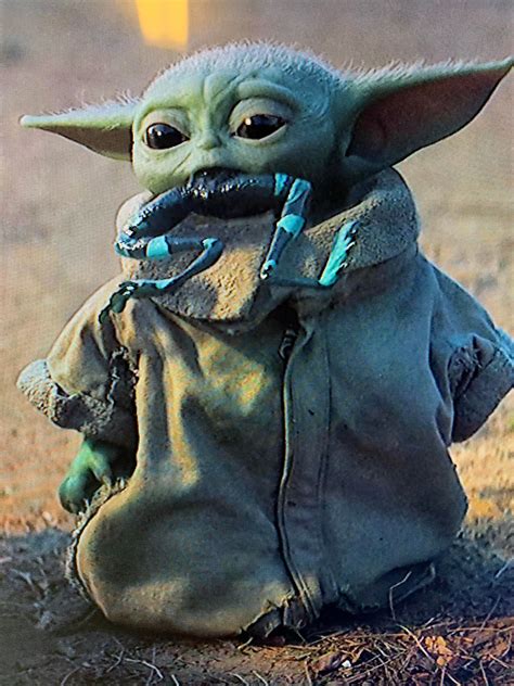 Baby Yoda Likes Frogs Babyyoda