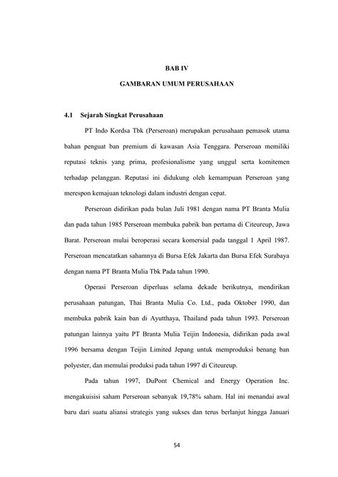 Contoh Penulisan Sejarah Singkat Perusahaan - IMAGESEE