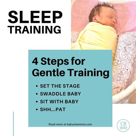 Gentle Sleep Training The Four Ss Babywise Mom