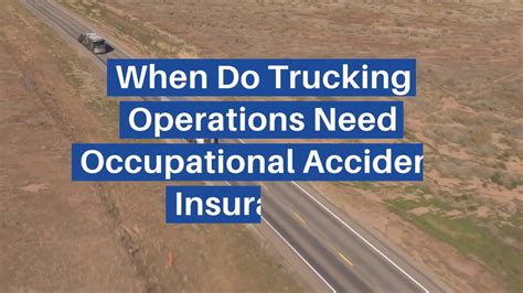 Occupational accident insurance provides benefits for medical expenses, disability, loss of life, survivor payments, and dismemberment for covered injuries directly caused by an occupational. Occupational Accident Insurance - (800) 937 - 8785 - Western Truck Insurance Services - YouTube