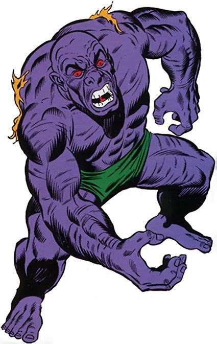 Brute Marvel Comics Fantastic Four Enemy Reed Richards Profile