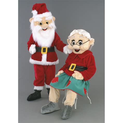 Mr And Mrs Santa Claus Mascot Costumes