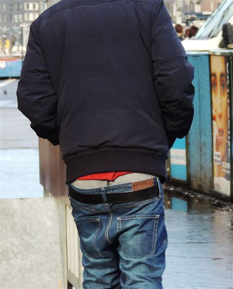 Waterfront Sagger Sagging Pants Saggin Pants Mens Butts