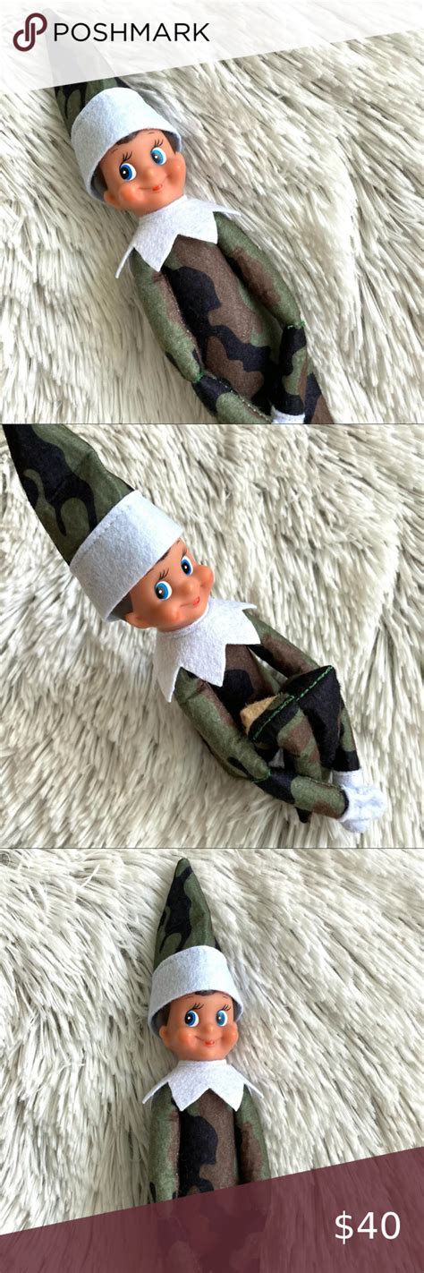 Shelf Elf Boy Camo Elf Doll Elf Doll Elf On The Shelf Elf