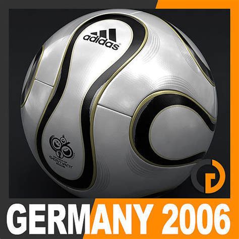 teamgeist germany fifa world cup 2006 match ball 3d model cgtrader