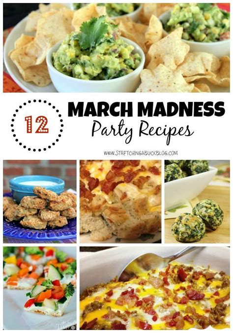 12 Easy March Madness Party Recipes March Madness Food March Madness