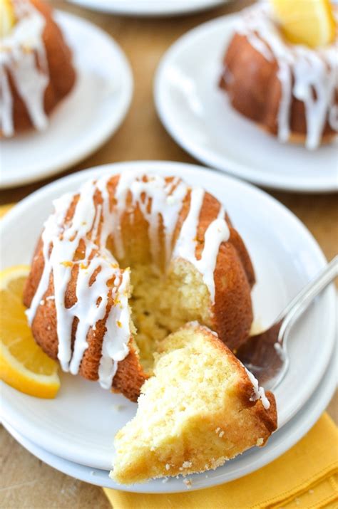 Mini Lemon Bundt Cakes Simply Whisked