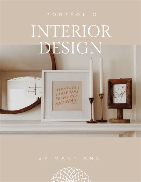 Interior Design Portfolio Template Visme