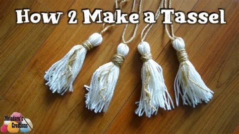 How To Make A Tassel And Attach It Meladoras Creations Tassels