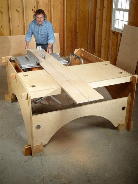 Diy Workbench Table Saw Build Woodworking