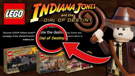 Lego Indiana Jones Dial Of Destiny Sets Officially Teased Youtube