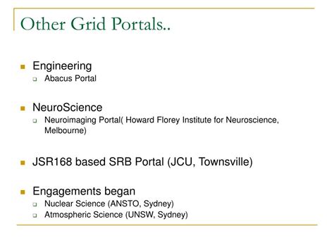 Ppt Grid Portals In Australia Powerpoint Presentation Free Download