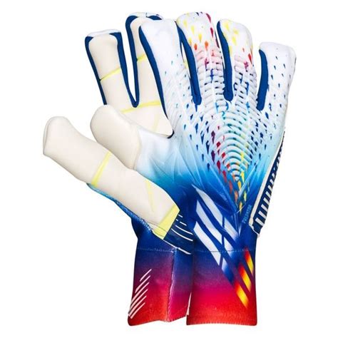 Adidas Goalkeeper Gloves Predator Pro Fsp Al Rihla White Bright Cyan
