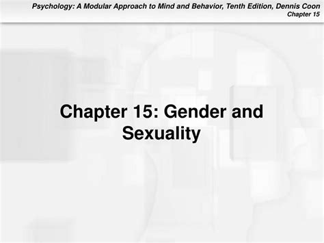 Ppt Chapter 15 Gender And Sexuality Powerpoint Presentation Free