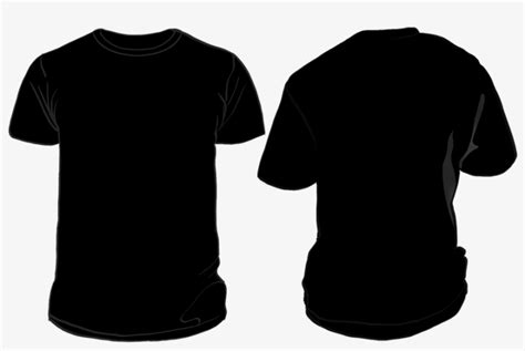 Download more premium stock photos on freepik. Black T Shirt Template Png - Black Shirt Front And Back ...