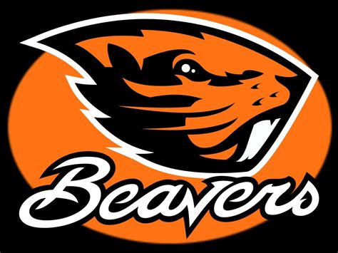 Oregon State's new Beaver logo (Nike-Beaver) | Oregon state beavers, Beaver logo, Football america