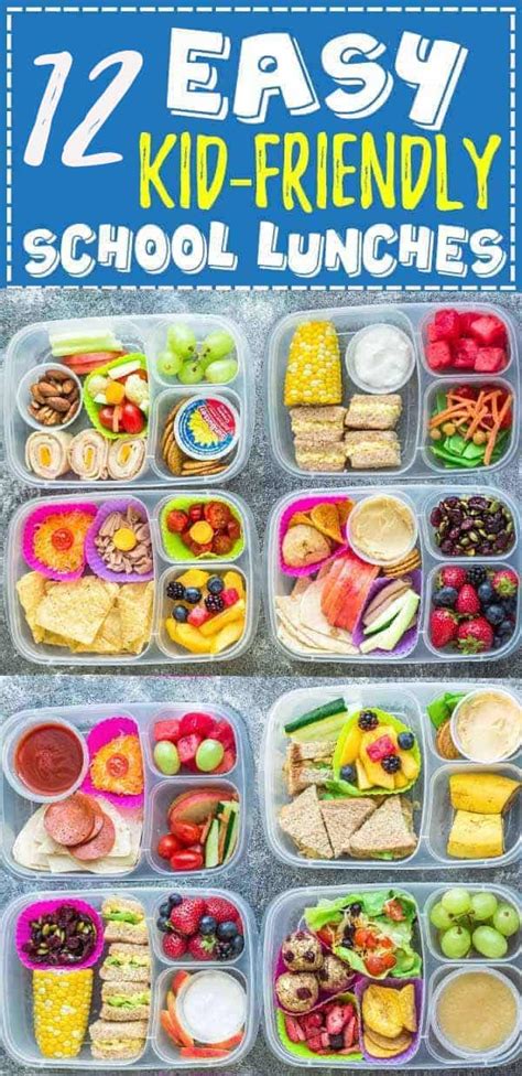 12+ School Lunch Ideas | Healthy & Easy School Lunches ...