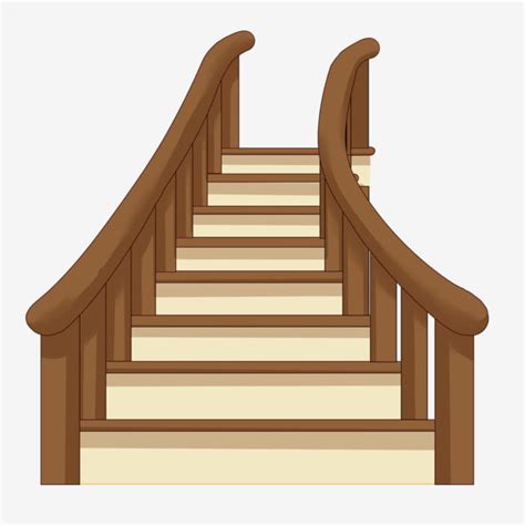 Escaleras De Madera Dibujo Dibujos Escaleras Render 3d Del