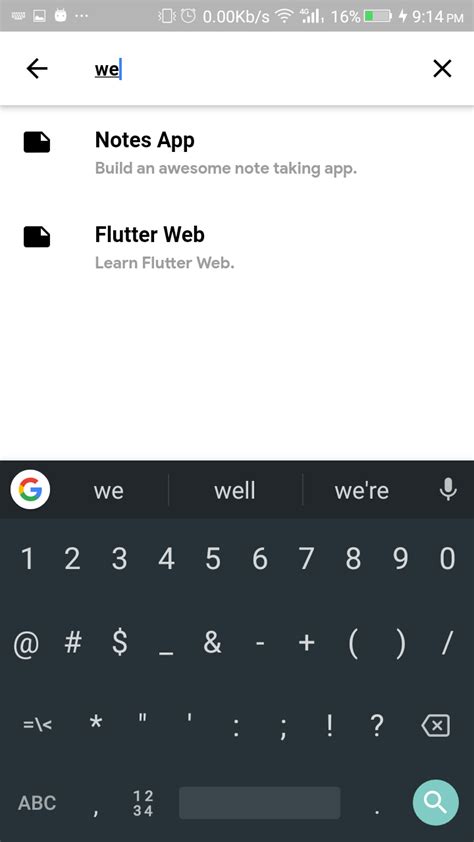 Note Taking App Made In Flutter With Sqlite Database