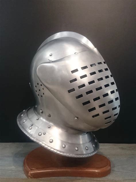 Medieval Closed Helmet Armet 16th Century
