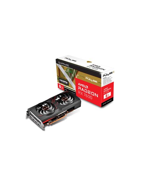 Sapphire Pulse Amd Radeon Rx 7600 8gb Gddr6 Tarjeta Gráfica