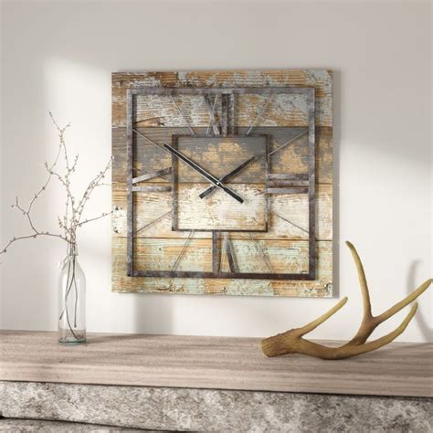 Gorgeous Rustic Wall Clocks My Cozy Colorado Rustic Wall Clocks