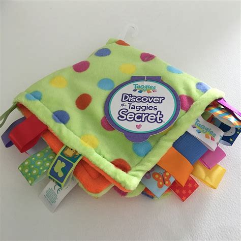 Little Taggies ‘polka Dot Blanket Light Green Cookies And Cream