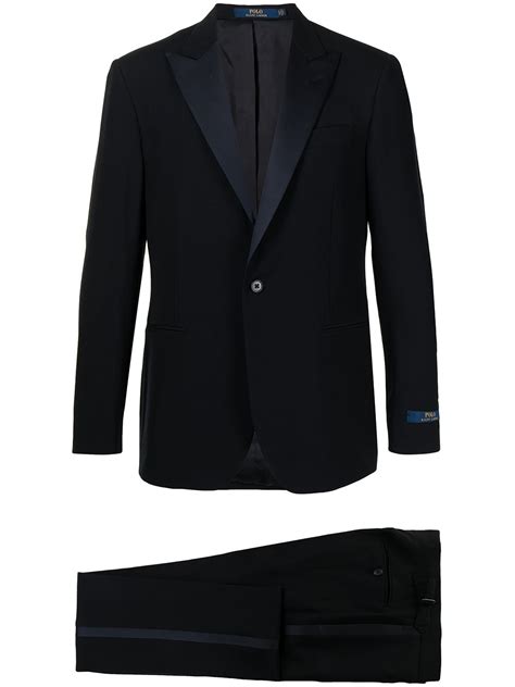 Polo Ralph Lauren Barathea Peak Lapel Tuxedo Suit Smart Closet