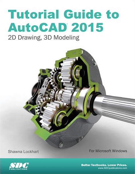 Tutorial Guide To Autocad 2015 Book 9781585038749 Sdc Publications