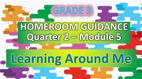Homeroom Guidance Grade Quarter Module Tagalog Learning