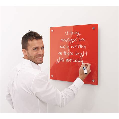 Magnetic Glass Writing Boards Coloured Glass Discount Displays