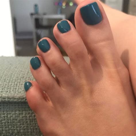 Blue Toenails Thefetishcollector