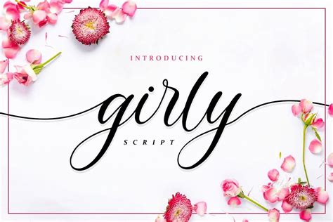 Girly Lovely Calligraphy Script Font Download Fonts