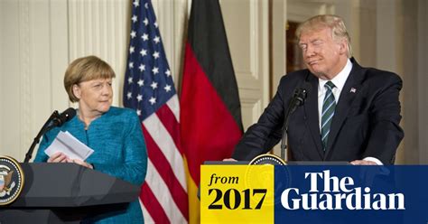 Angela Merkel Looks Bemused By Donald Trumps Wiretapping Joke Angela
