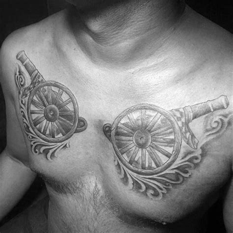 40 Cannon Tattoo Designs For Men 2023 Inspiration Guide