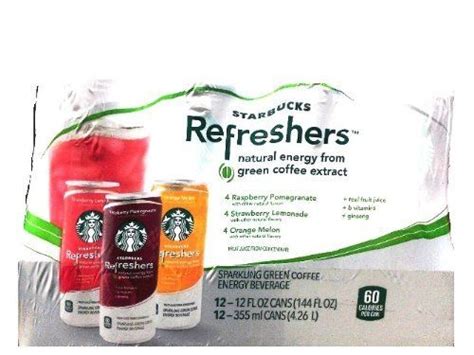 Starbucks Refreshers Natural Energy Green Coffee Extract 144 Ounce By
