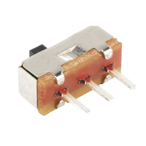 Spdt toggle switch is a three terminal switch, only one is used as input other two are as output. SPDT Slide Switch 0.1"