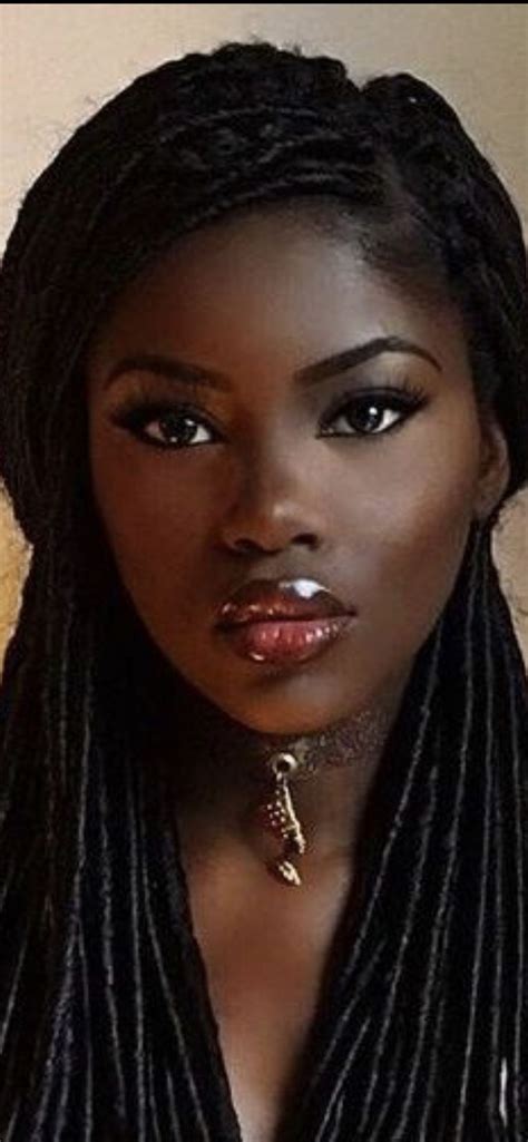 Ebony Goddess Black Faces Make Up Looks Black People