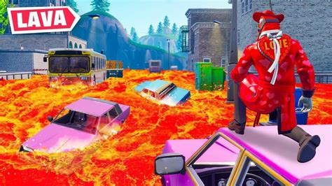 Can You Survive The Lava In Fortnite Youtube