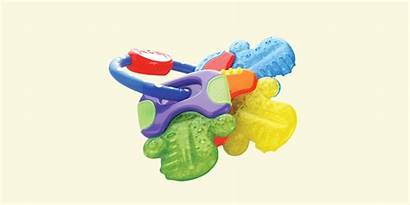 Teething Toys Teethers Soothe Device Chew Rings