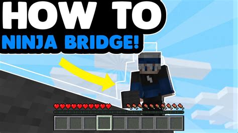 How To Speedninja Bridge In Minecraft Youtube