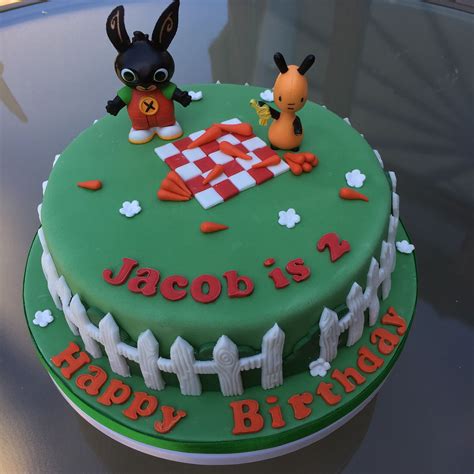 Bing Cake Bing Bunny Cake Second Birthday Cakes Birthday Party Bing