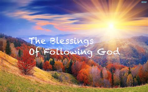 The Blessings Of Those Who Follow God | Following God: The Grand Adventure