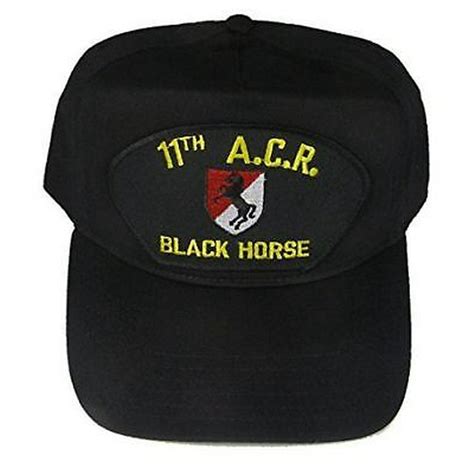 Us Army 11th Acr Armored Cavalry Regiment Blackhorse Veteran Hat Cap