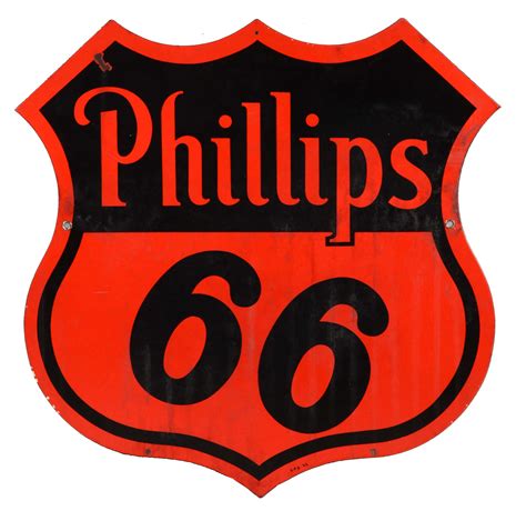 Lot Detail Phillips 66 Porcelain Shield Sign