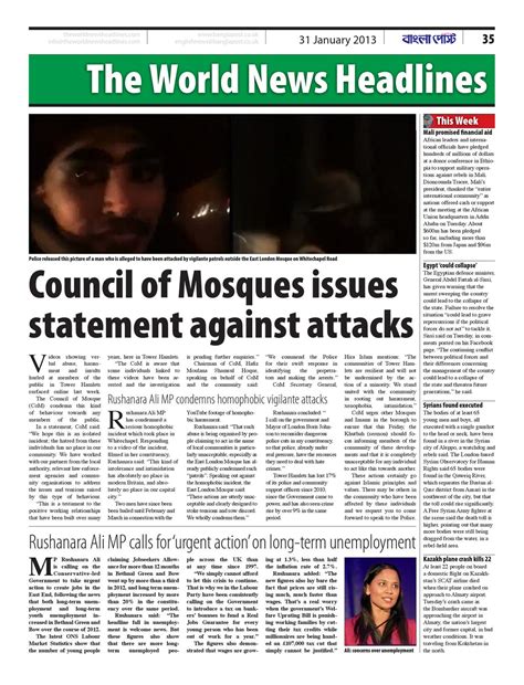The World News Headlines 31st January 2013 By Monsoon Media Issuu