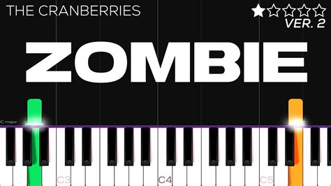 The Cranberries Zombie Easy Piano Tutorial Youtube