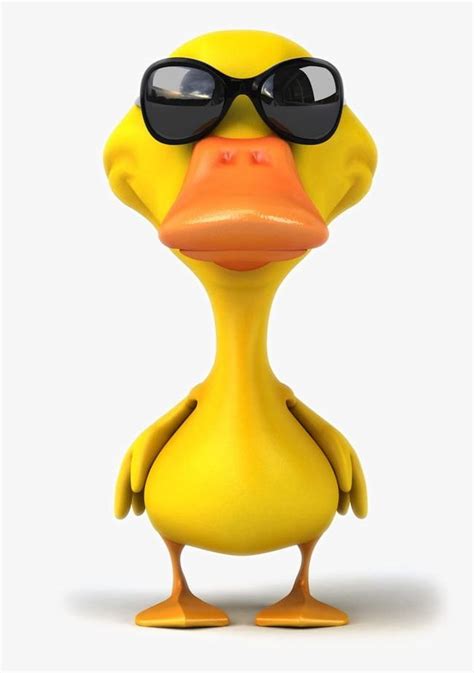 Cartoon Duck S Png Clipart 3d Cartoon Sunglasses Animal Animal Toys