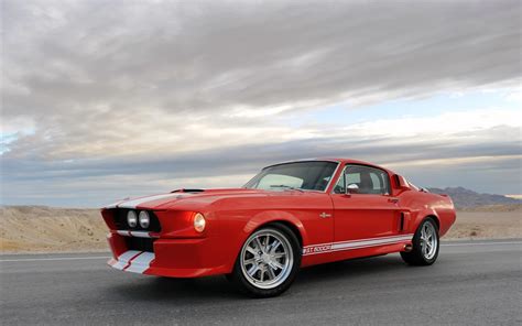 Ford Mustang Shelby Side View Hd Desktop Wallpaper Widescreen High