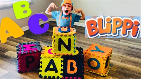 Learn Abc With Blippi Floor Puzzle The Perfect Play Mat Education
